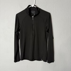Patagonia CAPILENE MIDWEIGHT BASELAYER quarter zip black Size Small